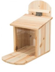 Кормушка для белок Trixie с откидной крышкой из сосны