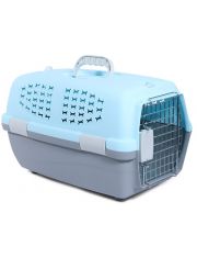 Переноска для животных Triol с металлической дверцей, мятная