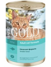 Консервы для кошек Nero Gold Tender Trout Нежная форель кусочки в соусе