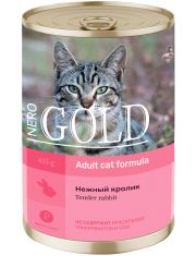 Консервы для кошек Nero Gold Tender rabbit Нежный кролик кусочки в соусе