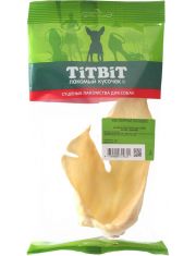 Лакомство для собак TiTBiT Ухо телячье большое, мягкая упаковка