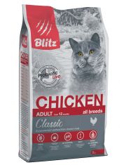 Сухой корм для кошек Blitz Classic Chicken Adult Cats All Breeds Курица