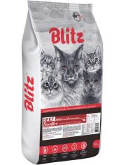 Сухой корм для кошек Blitz Sensitive Beef Adult Cats All Breeds Говядина