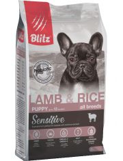 Сухой корм для щенков Blitz Sensitive Lamb & Rice Puppy All Breeds Ягненок с рисом