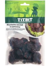 Лакомство для собак TiTBiT Меню от Шефа Медальоны мясные из баранины