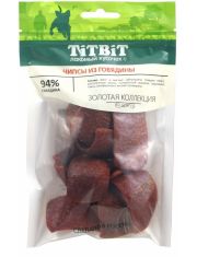 Лакомство для собак TiTBiT Золотая коллекция Чипсы из говядины