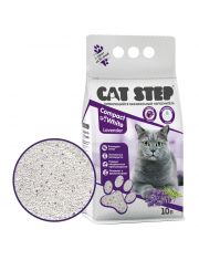 Наполнитель для кошачьего туалета Cat Step Compact White Lavеnder минеральный, комкующийся с ароматом лаванды