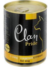 Консервы для собак Clan Pride Куриные сердечки