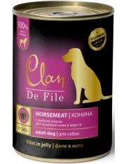 Консервы для собак Clan De File Конина в желе