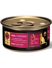 Консервы для котят Clan De File Телятина в желе