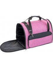 Сумка-переноска для животных Дарэлл Classic раскладная, 4 кармана, розовая