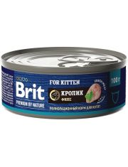 Консервы для котят Brit Premium by Nature Кролик