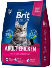 Сухой корм для кошек Brit Premium Cat Adult Chicken Курица