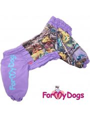 Дождевик фиолетовый для девочек (395/3SS-2019 F)