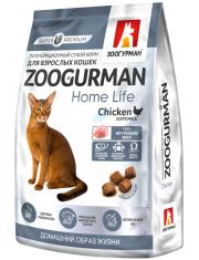 Сухой корм для кошек Зоогурман Home Life Chicken Курица