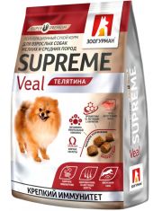 Сухой корм для собак Зоогурман Supreme Veal мелких и средних пород Телятина