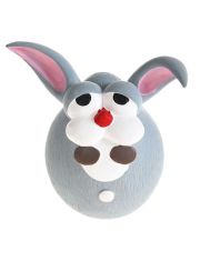 Игрушка для собак Homepet BUBBLE Заяц с пищалкой, латекс