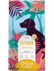 Сухой корм для собак FLORIDA малых пород с курицей и яблоком
