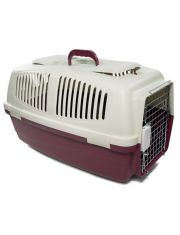Переноска для животных Triol из прочного пластика, бургунди