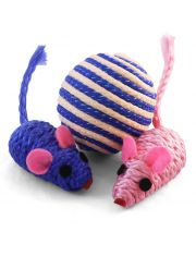 Набор игрушек для кошек Triol Мяч и две мыши