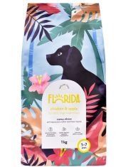 Сухой корм для собак FLORIDA крупных пород с курицей и яблоком