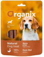 Лакомство для собак Organix Палочки из филе утки