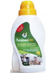 Средство для уборки помещений Лайна дезинфекция и устранение запахов с ароматом мимозы, концентрат 1:100