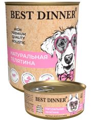 Консервы для собак и щенков Best Dinner High Premium Натуральная телятина