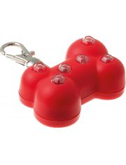 Маячок для собак Pet Line на ошейник, светящийся в виде косточки