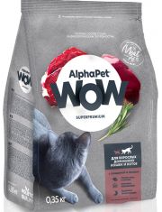 Сухой корм для кошек Alph?Pet WOW Superpremium Говядина с печенью