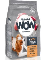 Сухой корм для собак Alph?Pet WOW Superpremium мелких пород с индейкой и рисом