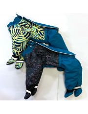 Комбинезон мембранный на синтепоне и флисе цельный с обувью 