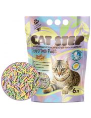 Наполнитель для кошачьего туалета Cat Step Tofu Tutti Frutti растительный, комкующийся с ароматом лимонной карамели