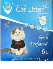 Наполнитель для кошачьих туалетов, комкующийся, без пыли, с ароматом весенней свежести 