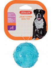 Игрушка для собак Zolux Мяч рельефный из термопластичной резины, бирюзовый