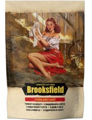 Влажный корм для кошек Brooksfield Sterilized/Light Cat Turkey Индейка в соусе