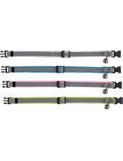 Ошейник для кошек Trixie с отражателем из пластика с колокольчиком