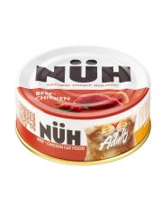 Беззерновой влажный корм для взрослых кошек, Говядина и цыплёнок