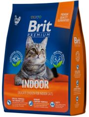Сухой корм для кошек Brit Premium Cat Indoor Курица