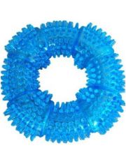 Игрушка для собак Homepet "Кольцо с шипами секционное" с пищалкой