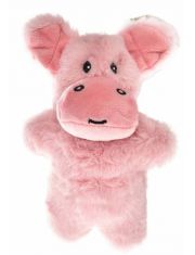 Игрушка для собак Homepet "Бегемотик" с пищалкой, плюшевая