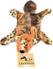 Игрушка для собак Homepet "Волк", с пищалкой и шуршащим эффектом