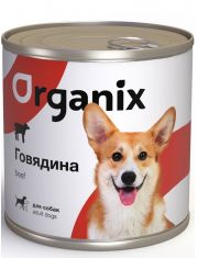 Консервы для собак Organix Говядина