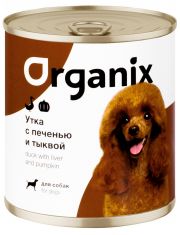 Консервы для собак Organix Сочная утка с печенью и тыквой