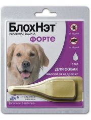 Капли для собак БлохНэт Форте от 20 до 30 кг с экстрактом лаванды