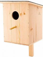 Скворечник для птиц Дарэлл малый, дерево, бежевый