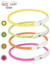 Кольцо мигающее для собак Trixie USB  o 7 мм