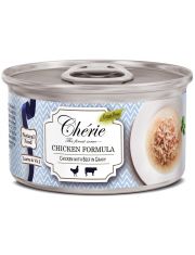 Консервы для кошек Pettric Cherie Рубленная курица с говядиной в подливе