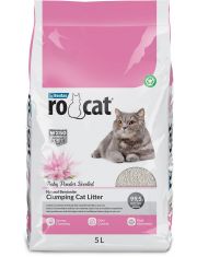 Ro Cat комкующийся наполнитель без пыли с ароматом детской присыпки