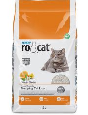 Ro Cat комкующийся наполнитель без пыли с ароматом апельсина